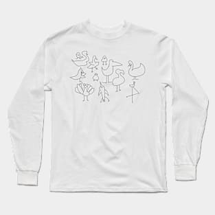 Birdo Drawings Long Sleeve T-Shirt